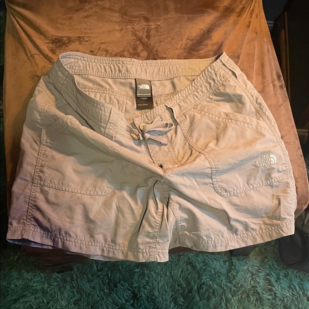 The North Face Women's Light Tan Cargo Shorts